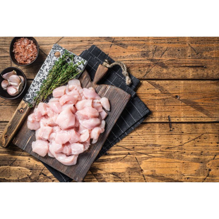 Farm Fresh Boneless Chicken Cubes - 400gm