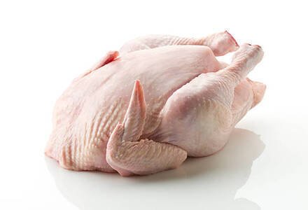 Premium Whole Chicken Skin-On (4 Pcs) (950gm -1.200gm)