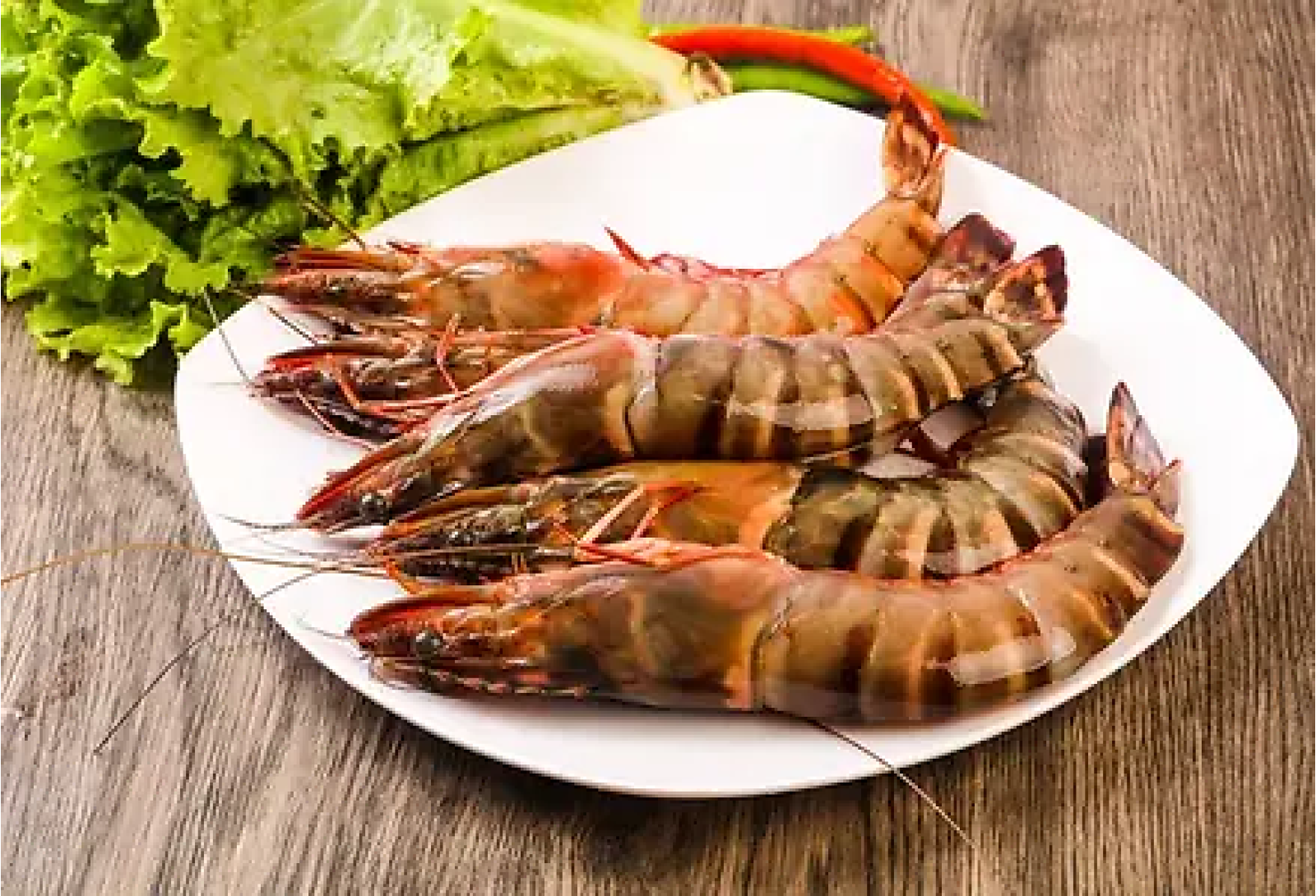 Whole Tiger Prawns - Not Cleaned (500 gm)