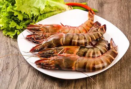 Whole Tiger Prawns - Not Cleaned (500 gm)