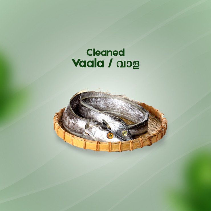 Cleaned Pampada/ Belt fish / വാള - 400gm